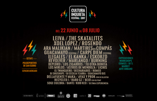 Festival Cultura Inquieta 2017